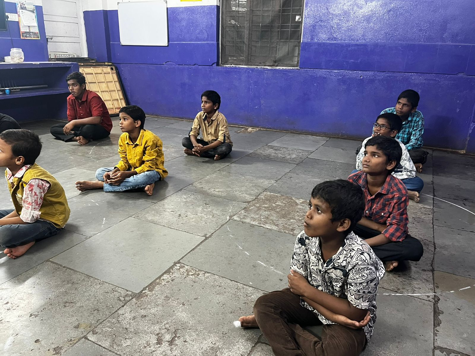 Children learning inside a classroom